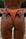 lahi swim CHERRIÈ V CUT CHEEKY BOTTOM - ORANGE FLAME