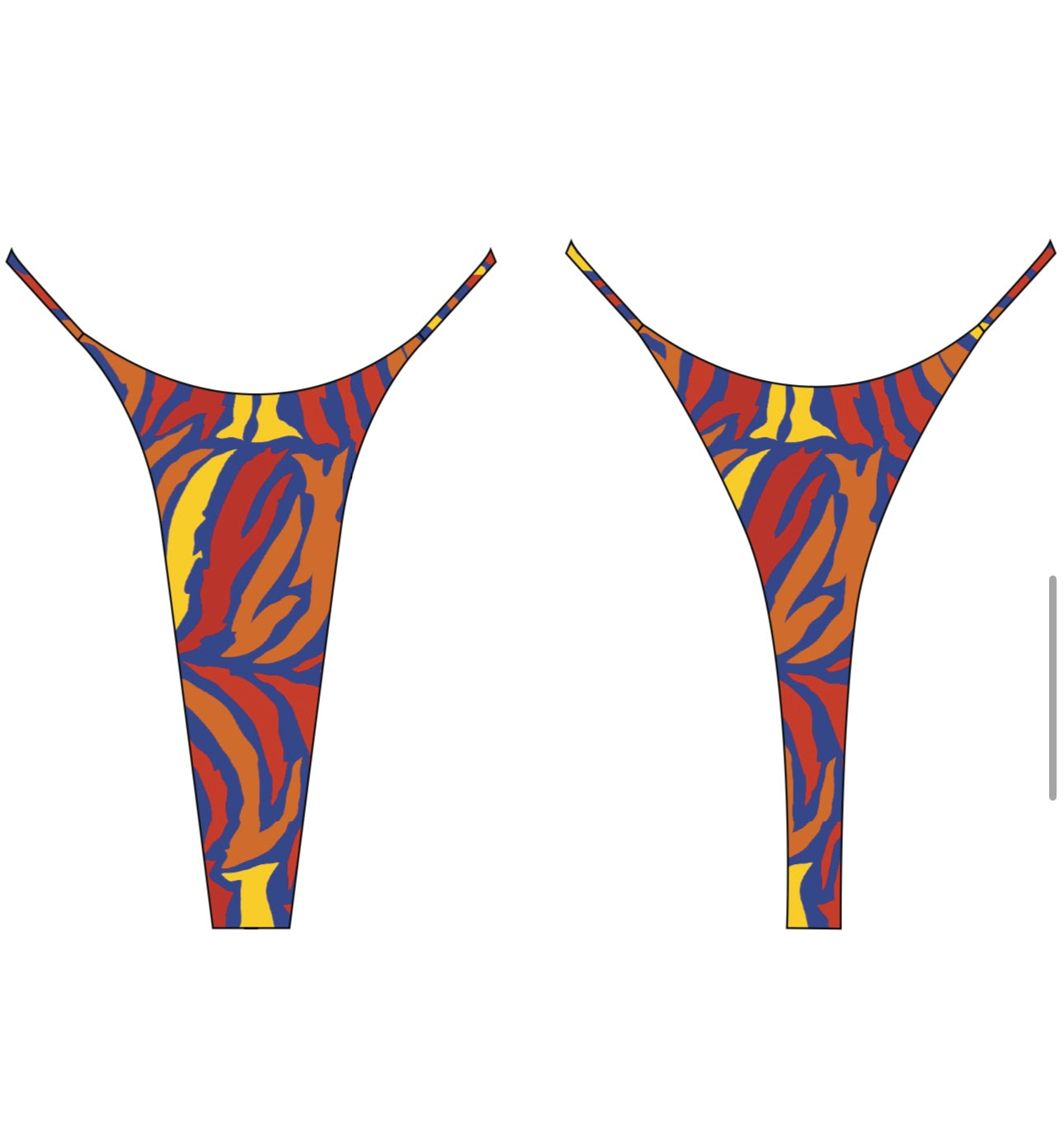 GIGI MICRO ADJUSTABLE BIKINI BOTTOM - ZAHARA WILD