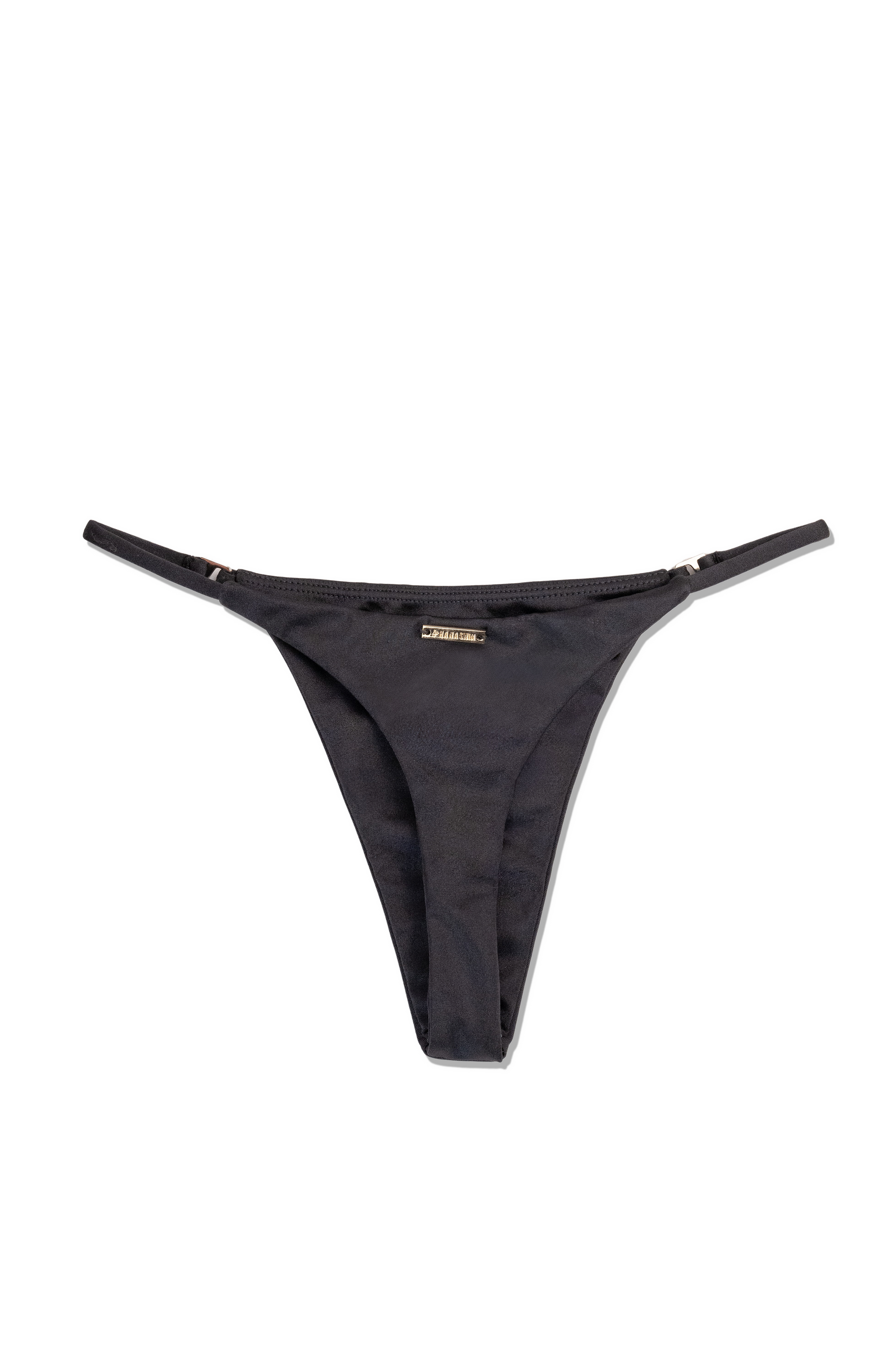Saia Micro Tankini Bottom - Metallic Charcoal