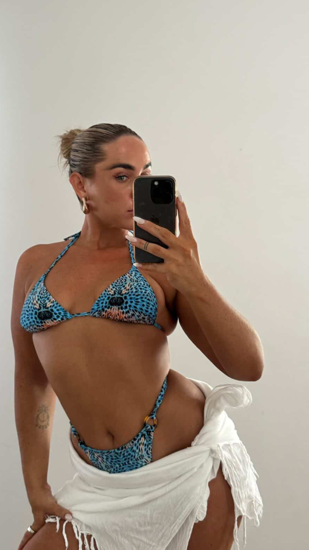 MICRO TRI TOP - PEACOCK WILD